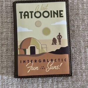 Cake worthy Star Wars Passport Holder/Wallet, NWT